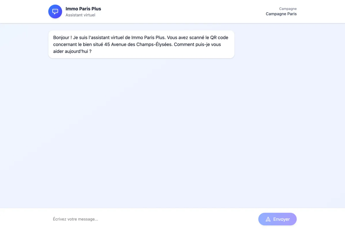 SmartImmo - Agent conversationnel IA